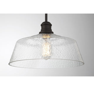 One Light Pendant in Oil Rubbed Bronze