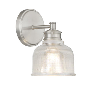One Light Wall Sconce in Brushed Nickel