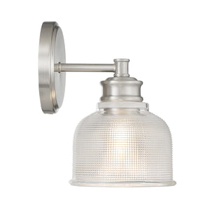 One Light Wall Sconce in Brushed Nickel