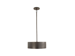 Azores Four Light Convertible Semi-Flush/Pendant in Black Cashmere