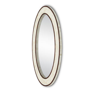 Andar Mirror in Natural/Dark Walnut
