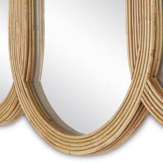 Triboa Mirror in Natural/Khaki