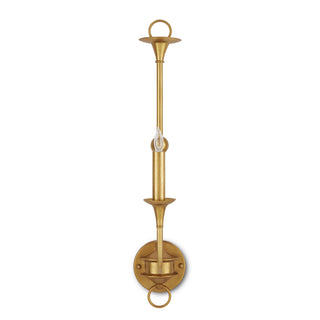 Nottaway One Light Wall Sconce in Contemporary Gold Leaf