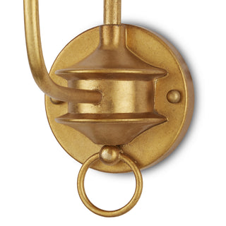 Nottaway One Light Wall Sconce in Contemporary Gold Leaf