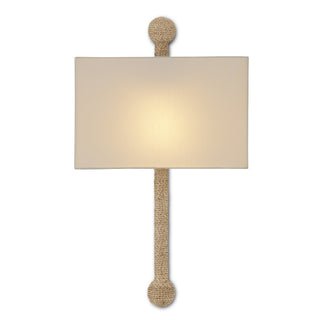 Senegal One Light Wall Sconce in Natural/Beighe