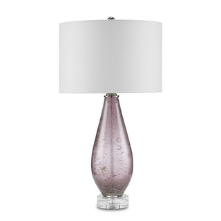 Optimist One Light Table Lamp in Purple/Clear