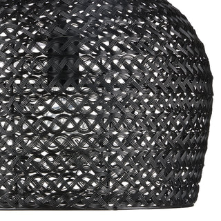 Piero One Light Pendant in Satin Black