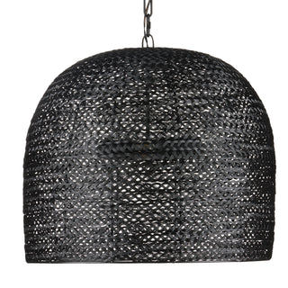 Piero Three Light Pendant in Satin Black
