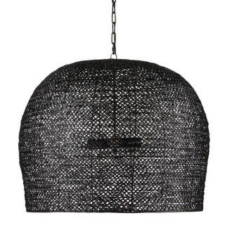 Piero Three Light Pendant in Satin Black