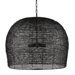 Piero Three Light Pendant in Satin Black