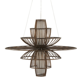 Benjiro Two Light Chandelier in Cupertino/Off-White