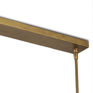 Woodbine Five Light Chandelier in Chestnut/Brass
