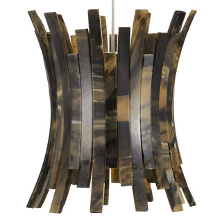 Alsop 30 Light Pendant in Brown/Black/Natural/Silver