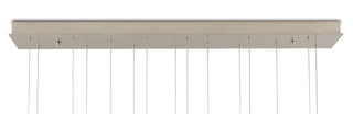 Regatta 15 Light Pendant in Natural/Cupertino/Silver