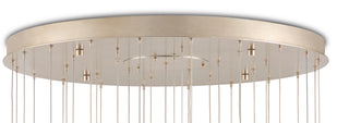 Regatta 36 Light Pendant in Natural/Cupertino/Silver