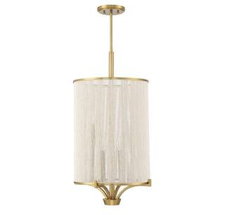 Wynwood Four Light Chandelier in Warm Brass