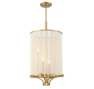 Wynwood Four Light Chandelier in Warm Brass