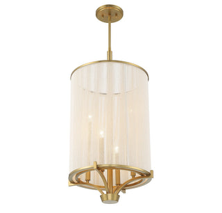 Wynwood Four Light Chandelier in Warm Brass