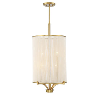 Wynwood Four Light Chandelier in Warm Brass