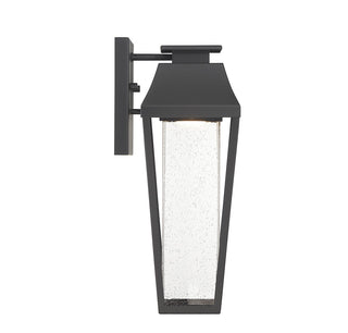 Brookline LED Outdoor Wall Lantern in Matte Black