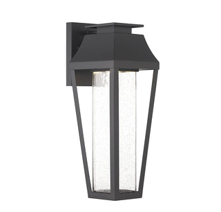 Brookline LED Outdoor Wall Lantern in Matte Black