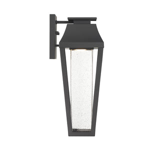Brookline LED Outdoor Wall Lantern in Matte Black