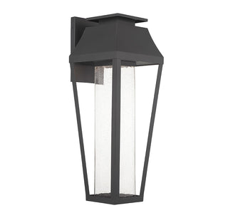 Brookline LED Outdoor Wall Lantern in Matte Black