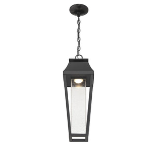 Brookline LED Outdoor Hanging Lantern in Matte Black
