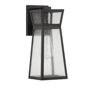 Millford One Light Outdoor Wall Lantern in Matte Black