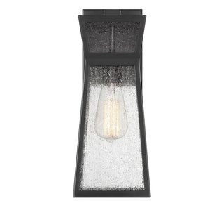 Millford One Light Outdoor Wall Lantern in Matte Black