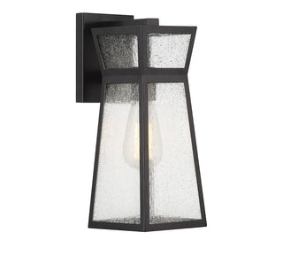 Millford One Light Outdoor Wall Lantern in Matte Black