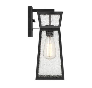 Millford One Light Outdoor Wall Lantern in Matte Black
