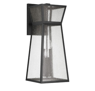 Millford Four Light Outdoor Wall Lantern in Matte Black