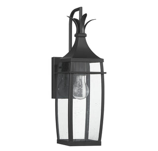Montpelier One Light Outdoor Wall Lantern in Matte Black