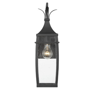 Montpelier One Light Outdoor Wall Lantern in Matte Black