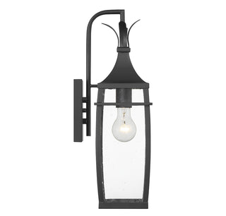 Montpelier One Light Outdoor Wall Lantern in Matte Black