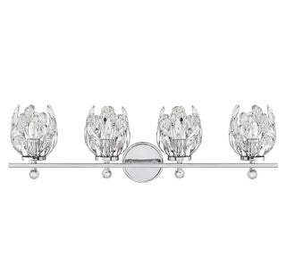 Moreno Four Light Bathroom Vanity in Chrome