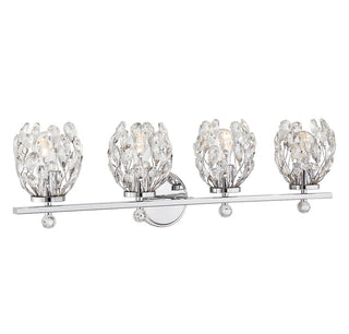 Moreno Four Light Bathroom Vanity in Chrome