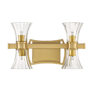 Bennington LED Bathroom Vanity in Warm Brass