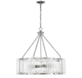 Genry Five Light Pendant in Polished Nickel