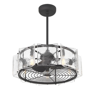Genry LED Fan D'Lier in Matte Black