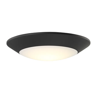 LED Disc Light in Black