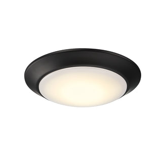 LED Disc Light in Black