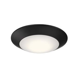 LED Disc Light in Black