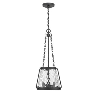 Crawford Three Light Pendant in Matte Black