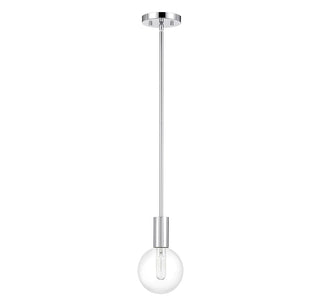 Wright One Light Mini Pendant in Chrome