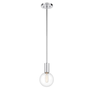 Wright One Light Mini Pendant in Chrome