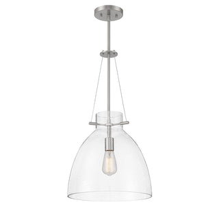 Foster One Light Pendant in Satin Nickel