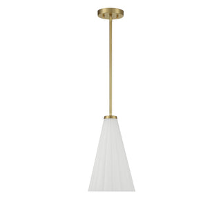 Bristol One Light Pendant in Warm Brass
