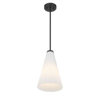 Bristol One Light Pendant in Matte Black